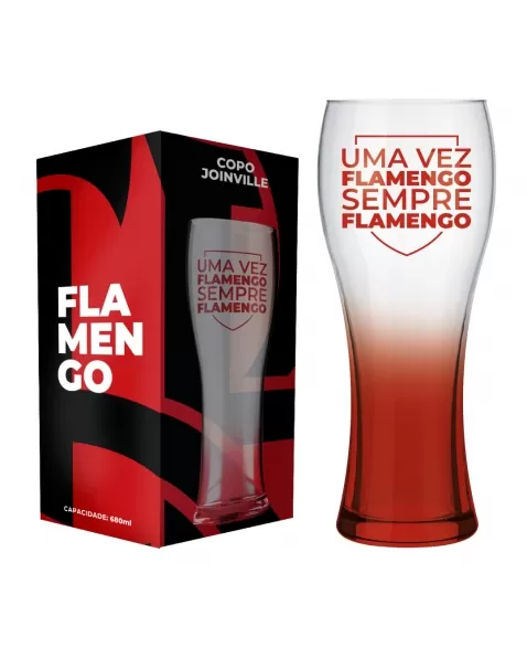 COPO JOINVILLE FLAMENGO 680 ML NA LUVA COM 1