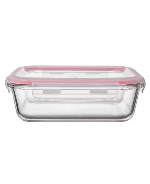 POTE BOROSILICATO RETANGULAR 1520 ML TAMPA