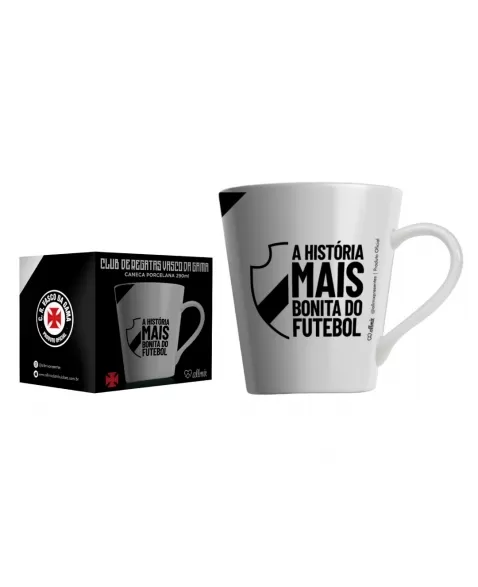 CANECA PORCELANA 290 ML VASCO LUVA COM 1