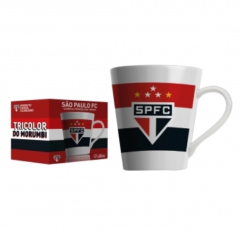 CANECA PORCELANA 290 ML SAO PAULO LUVA COM 1