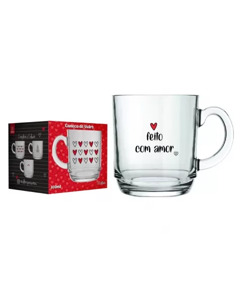 CANECA ASPEN LOVE 300 ML - FEITO COM AMOR LUVA COM 1