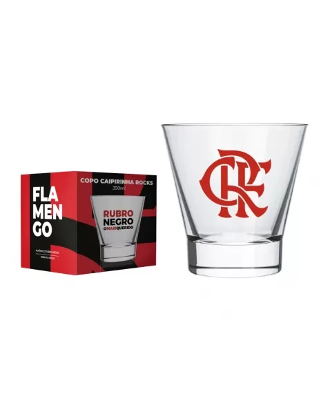 COPO CAIPIRINHA ILHABELA ROCKS 350 ML FLAMENGO NA LUVA