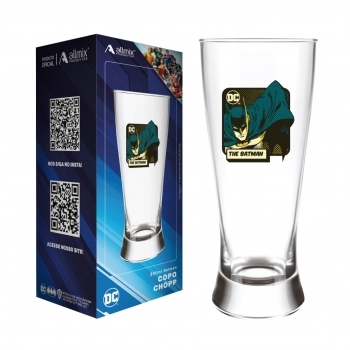 COPO LAGER DC TRADICIONAL FF 300 ML BATMAN LUVA COM 1