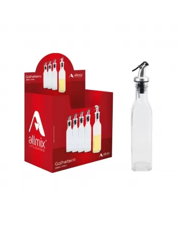 Galheteiro De Vidro Para Azeite E Vinagre 250 ML