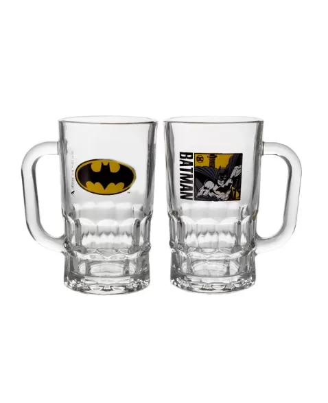 Caneca Cerveja Dc Legendary 340ML Batman - Luva com 1