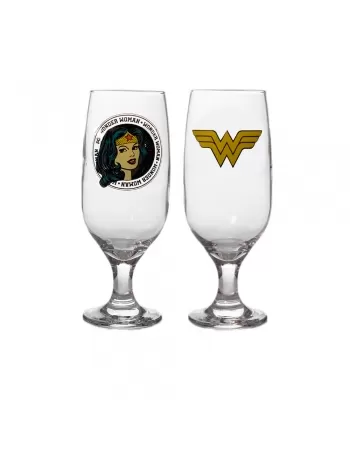 Taça Floripa 300ML DC Tradicional Mulher Maravilha - Luva com 1