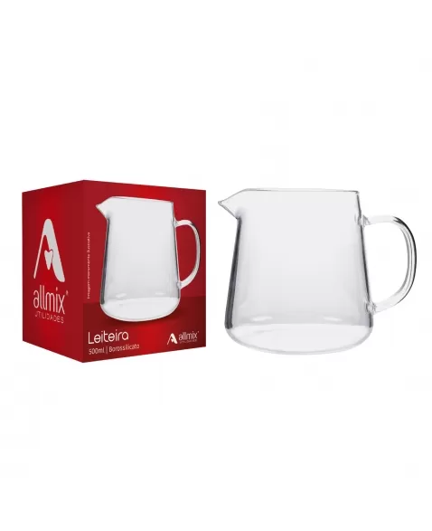 Leiteira Borossilicato 500ML - Luva com 1