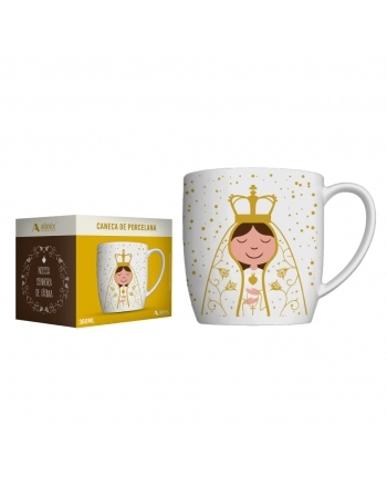 Caneca Santinhos 360ml - Nossa Senhora de Fatima