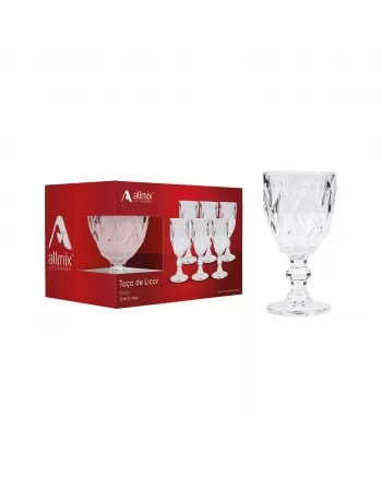 Taça Licor 75 ml Vidro - Diamond