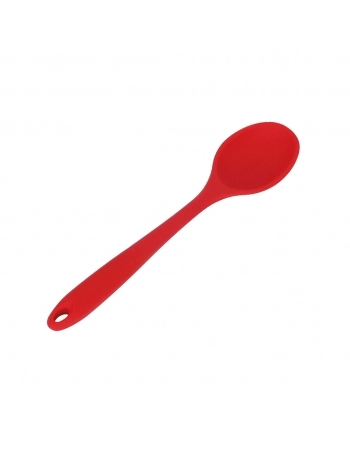 Utensílio Colher Silicone Vermelho 27,5cm