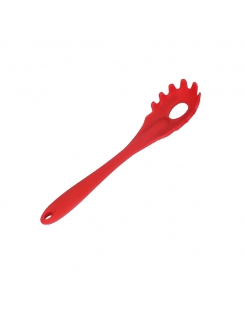 Utensílio Pegador De Massa Silicone Vermelho 27,5cm