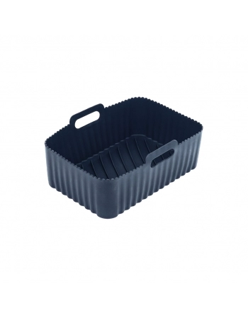 Utensílio Forma Retangular 22x14cm Silicone - Preto