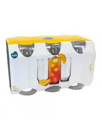 Copo Lights 300 ML Na Luva Com 6