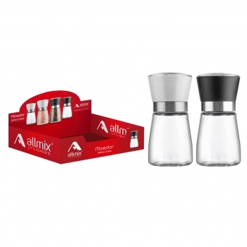Porta Condimento Moedor De Vidro Para Temperos 200ml - Sortidos
