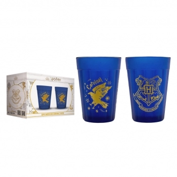 Copo Americano Prime Harry Potter Casas 190 ML - Luva Com 2 Unid - Corvinal