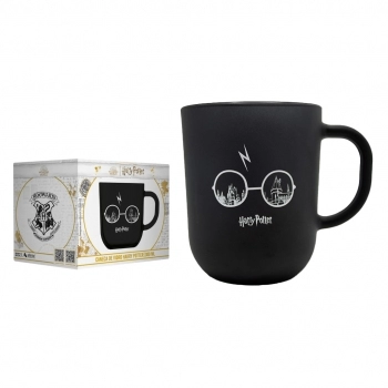 Caneca de Vidro Prime Harry Potter Elementos 300ml - Luva Com 1 Unid - Harry Potter