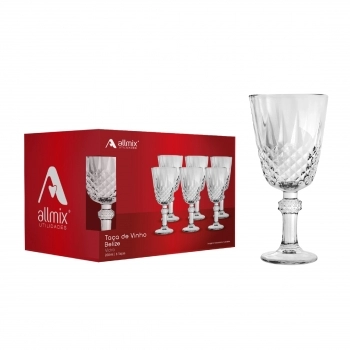 Taça Vinho de Vidro Belize 200ml