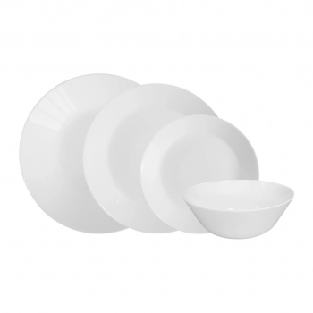 Aparelho de Jantar de Vidro na Luva com 16 Peças