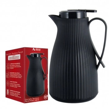Garrafa Térmica Fendi 1000ml - Preta