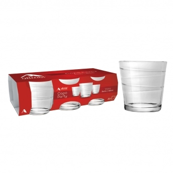 Copo de Vidro Rocks Party 300ml
